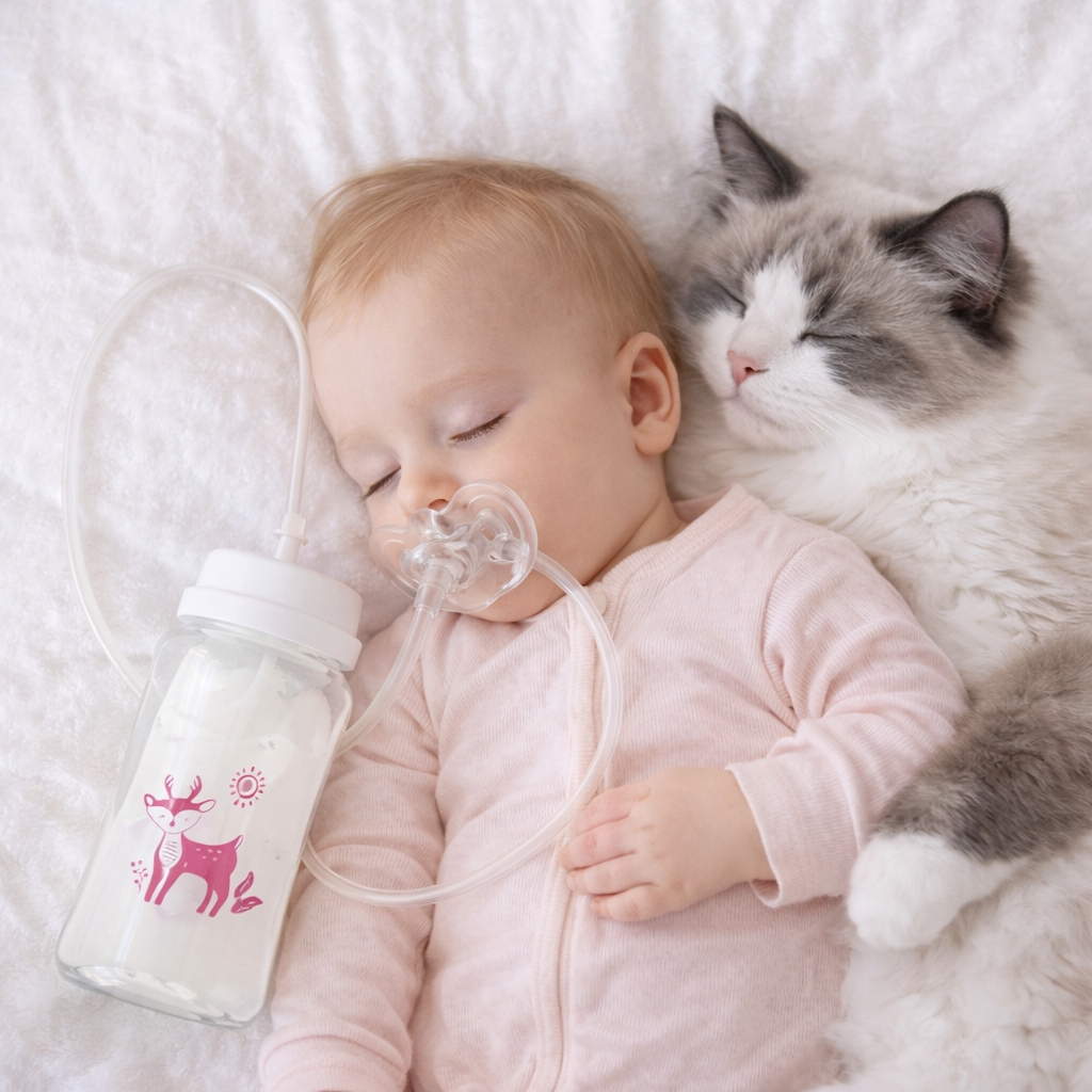 BabyCare 3-in-1 Freihand Babyflasche