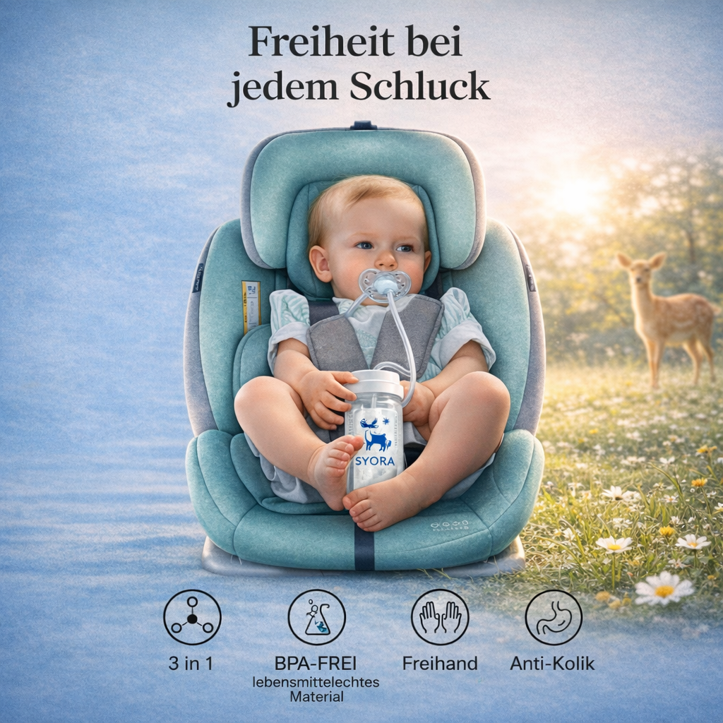 BabyCare 3-in-1 Freihand Babyflasche